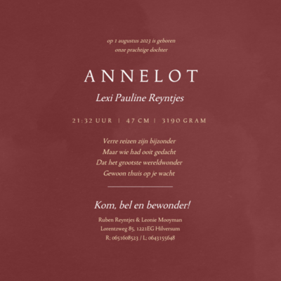 annelot-tekst